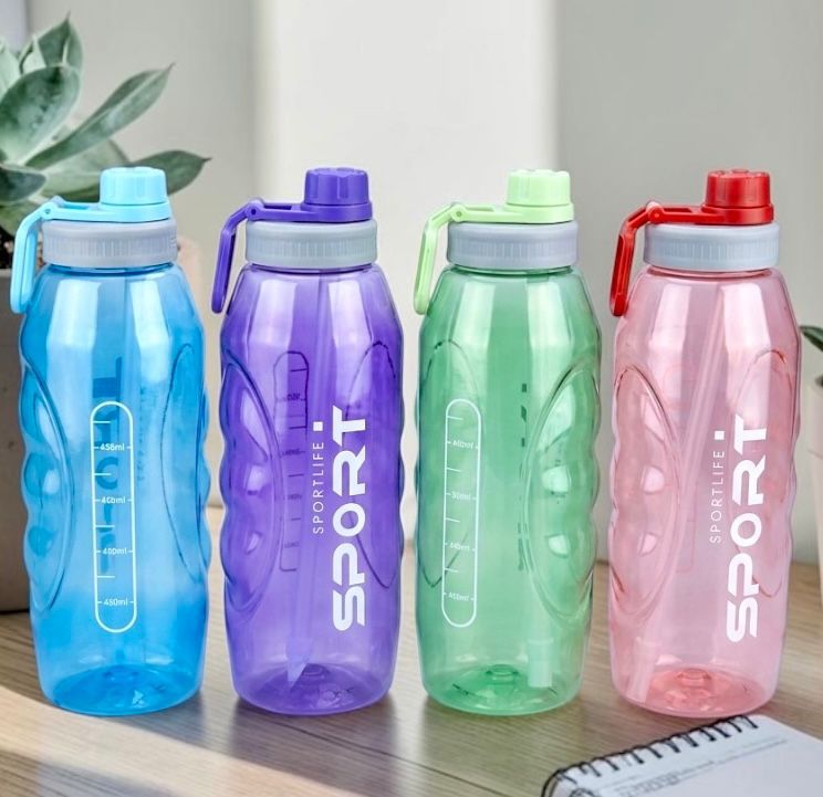 Mix Colour Sports Water Bottle & Sipper (1500ml)