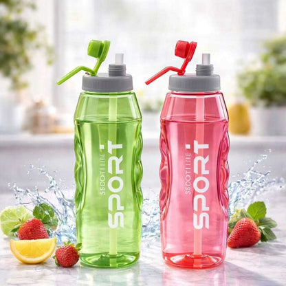 Mix Colour Sports Water Bottle & Sipper (1500ml)