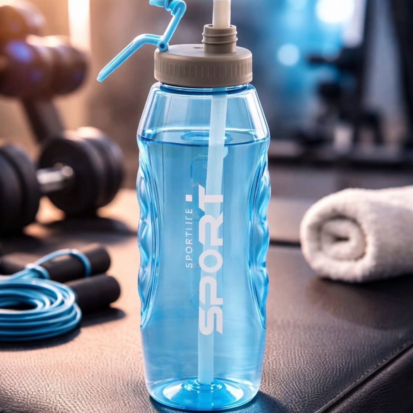 Mix Colour Sports Water Bottle & Sipper (1500ml)