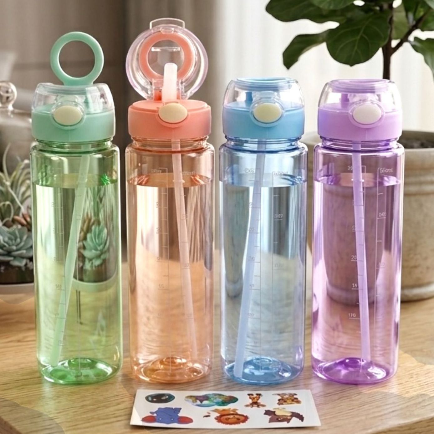Colourful Water Bottle (900ml)