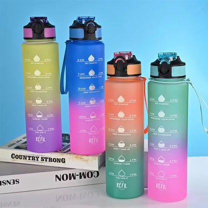 1000ml Motivational Water Bottle