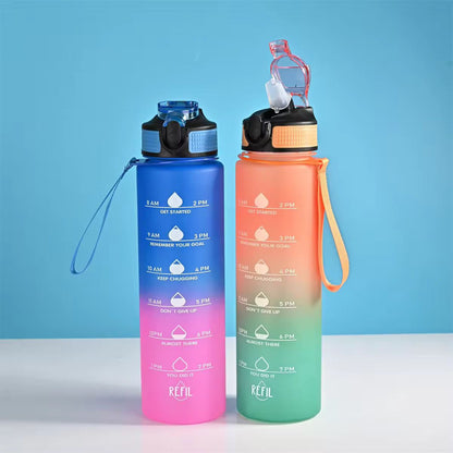 1000ml Motivational Water Bottle