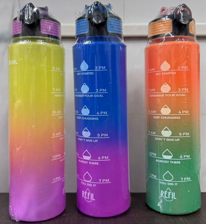 1000ml Motivational Water Bottle