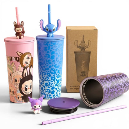 Mix Cartoon Designs Stainless Steel Hot & Cold Tumbler (600ml)