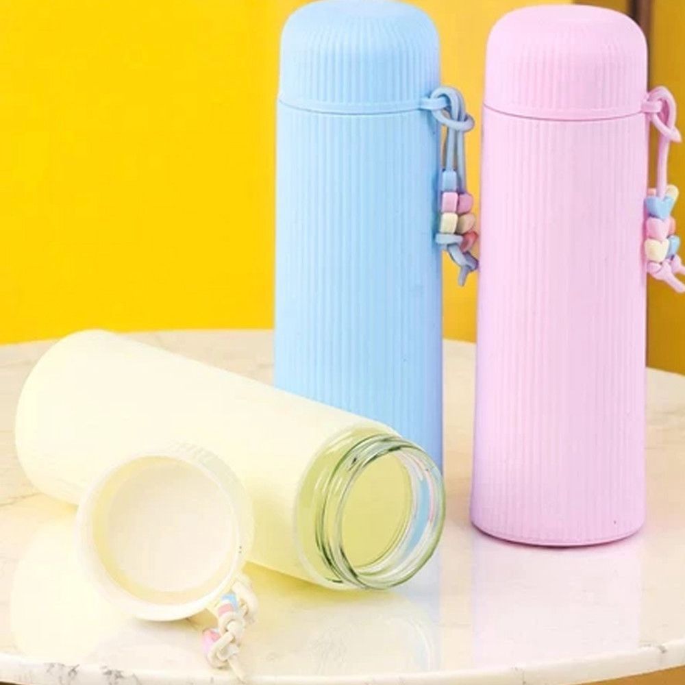 Colourful Glass Water Bottle (400ml)