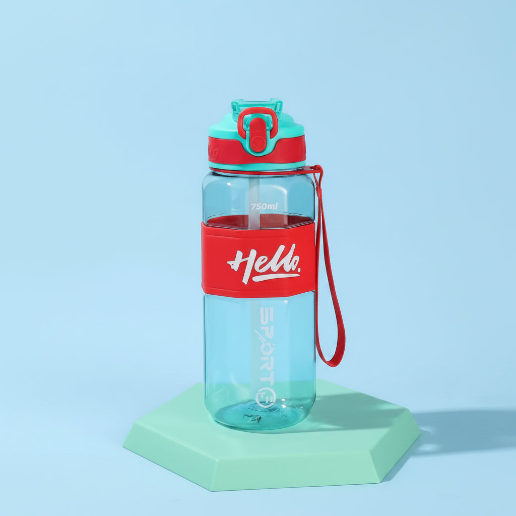 Hello Sports Water Bottle & Sipper (850ml)