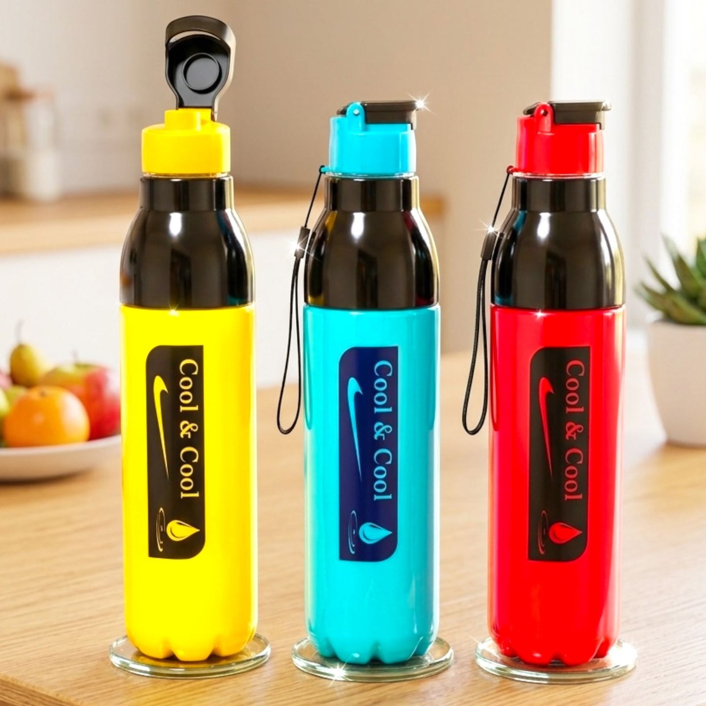 Cool & Cool Plastic Water Bottle (1000ml)