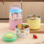 Cute Stainless Steel Double Layer Lunch box (1100ml)