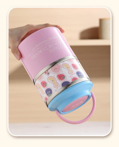 Cute Stainless Steel Double Layer Lunch box (1100ml)