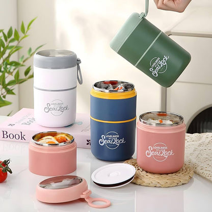 Stainless Steel Double Layer Lunch Box