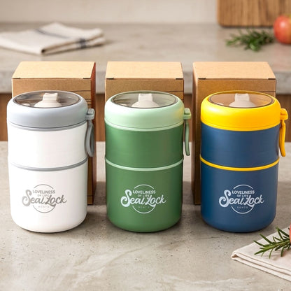 Stainless Steel Double Layer Lunch Box