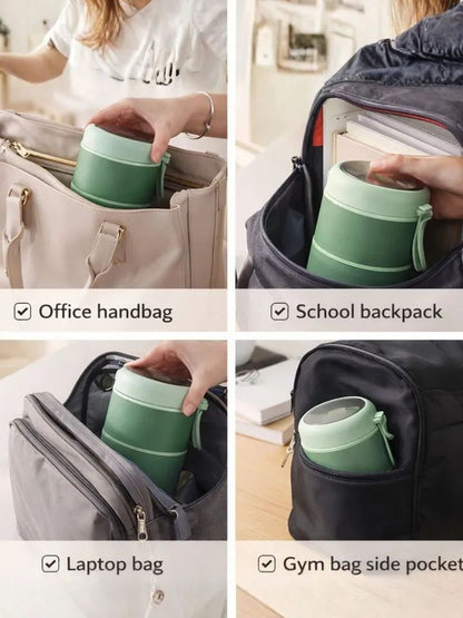 Stainless Steel Double Layer Lunch Box