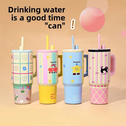 Stainless Steel Hot & Cold Printed Sipper & Tumbler (710ml)