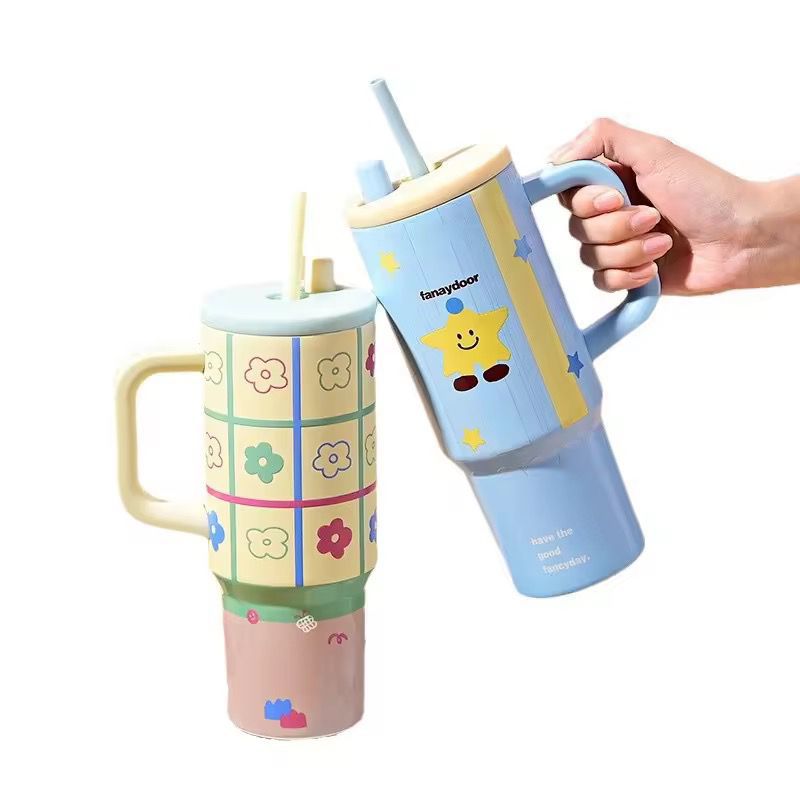 Stainless Steel Hot & Cold Printed Sipper & Tumbler (710ml)
