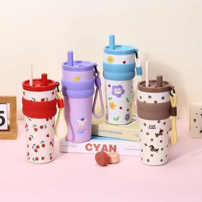Stainless Steel Hot & Cold Sipper Bottle (700ml)