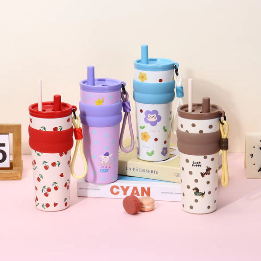 Stainless Steel Hot & Cold Sipper Bottle (700ml)