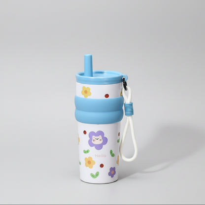 Stainless Steel Hot & Cold Sipper Bottle (700ml)
