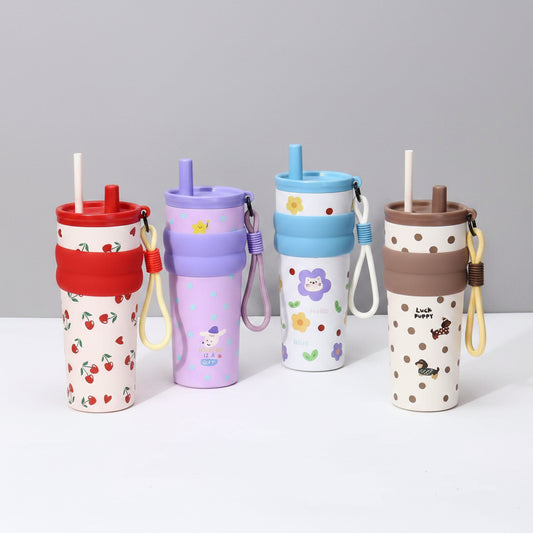 Stainless Steel Hot & Cold Sipper Bottle (700ml)