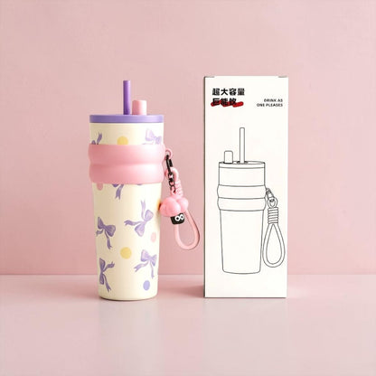 Stainless Steel Hot & Cold Sipper Bottle (700ml)