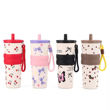Stainless Steel Hot & Cold Sipper Bottle (700ml)