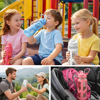 Rocket Kawaii Water Bottle