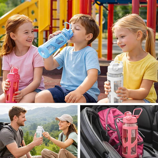 Rocket Kawaii Water Bottle