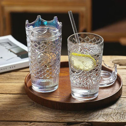Crown Mug Glass Sipper (700ml)