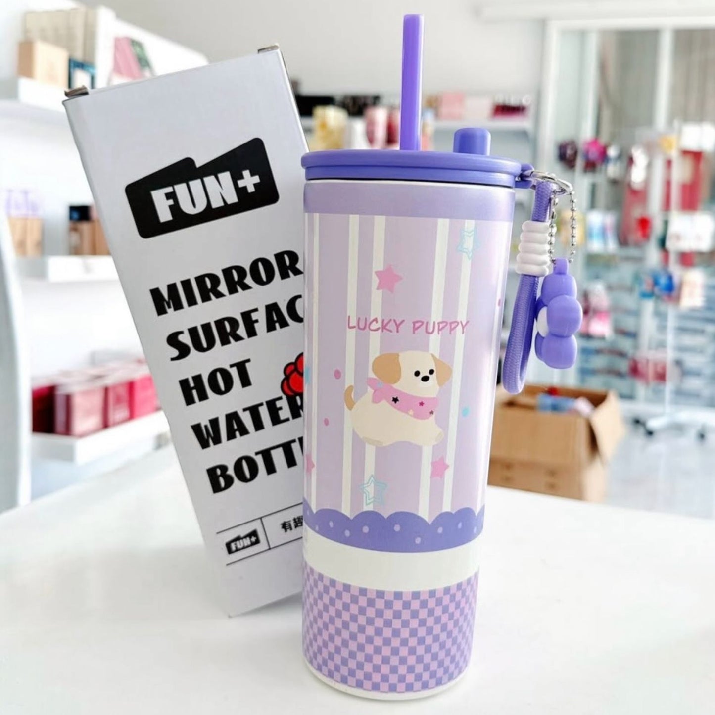 Cute Cartoon Stainless Steel Sipper Bottle (710ml)