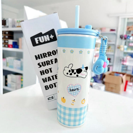 Cute Cartoon Stainless Steel Sipper Bottle (710ml)