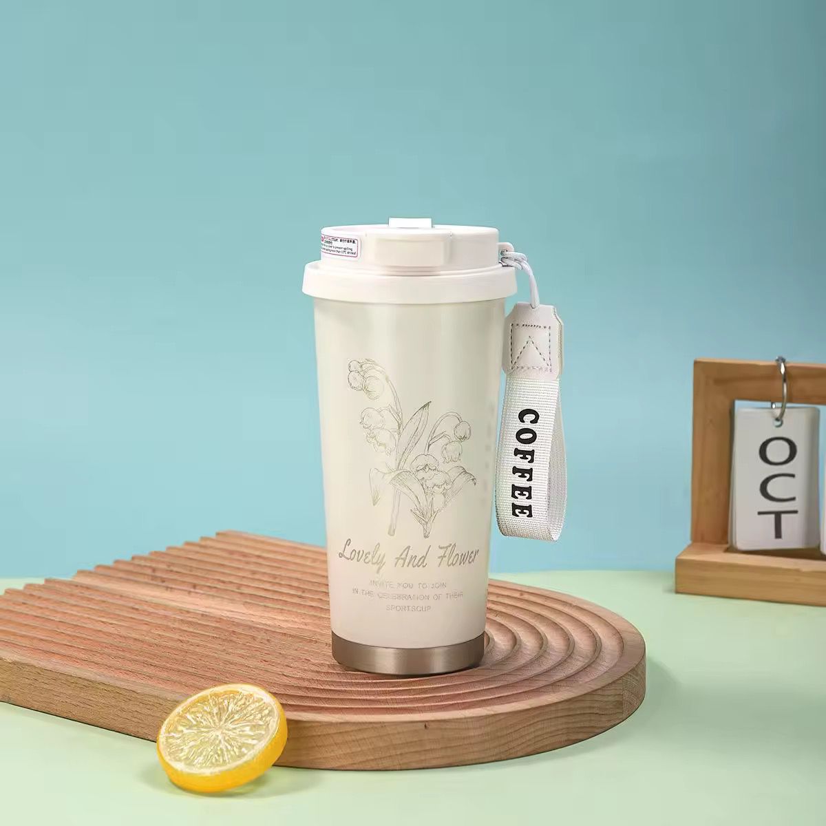 Premium Stainless Steel Coffee Mug Bottle (500ml)