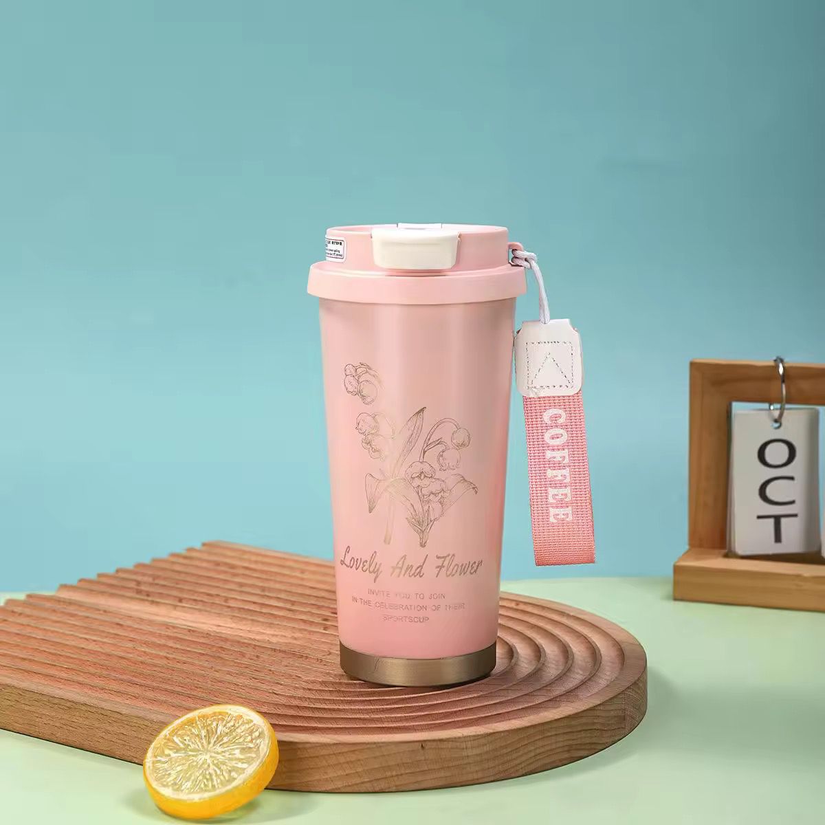 Premium Stainless Steel Coffee Mug Bottle (500ml)