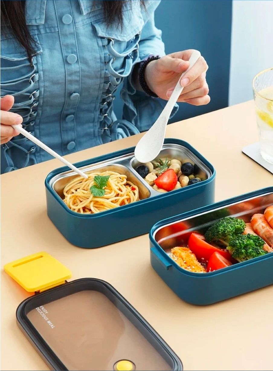 Double Layer Stainless Steel Lunch Box
