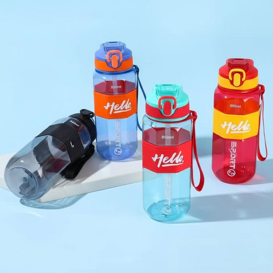 Hello Sports Water Bottle & Sipper (850ml)